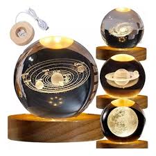 Esfera De Cristal Luz Led